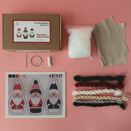Kit Navidad: pascueros rojo y verde