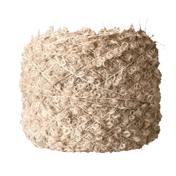Superfine Alpaca Bouclé Lace café claro ZD28 sobre fondo blanco
