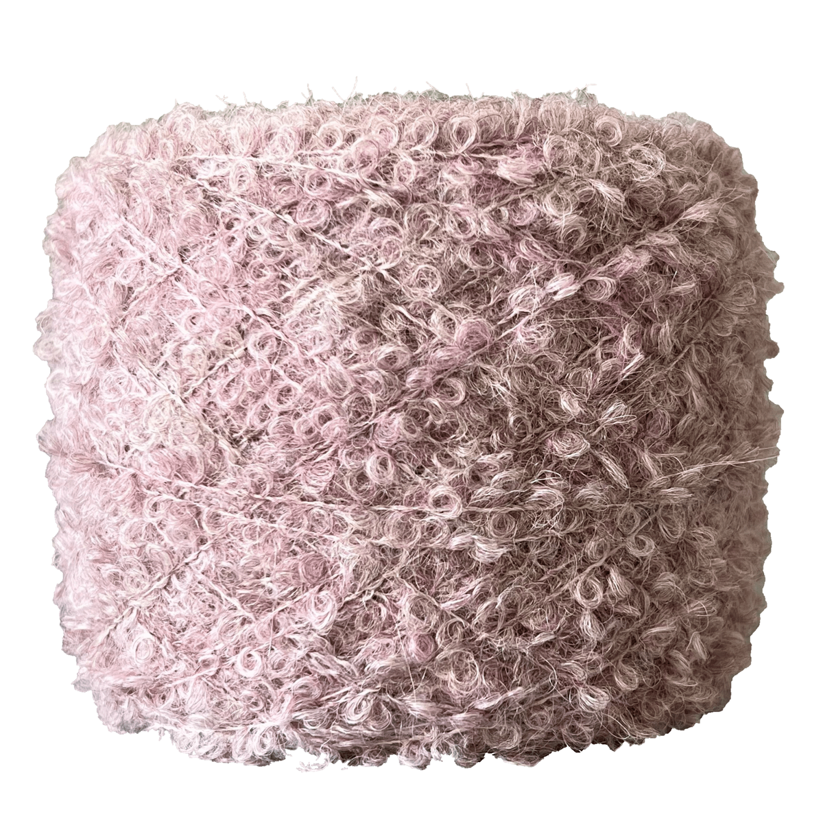 Superfine Alpaca Bouclé Lace malva ZM67 sobre fondo blanco