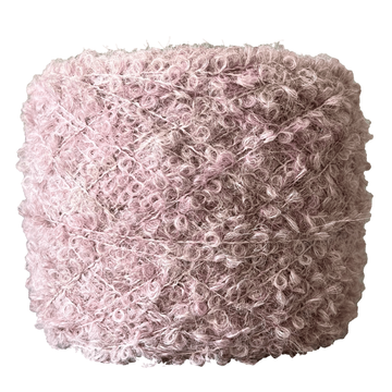Superfine Alpaca Bouclé Lace malva ZM67 sobre fondo blanco
