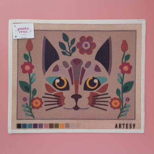 Arte59 Esterilla 30 x 40 cm Gato morado 30x40 cm