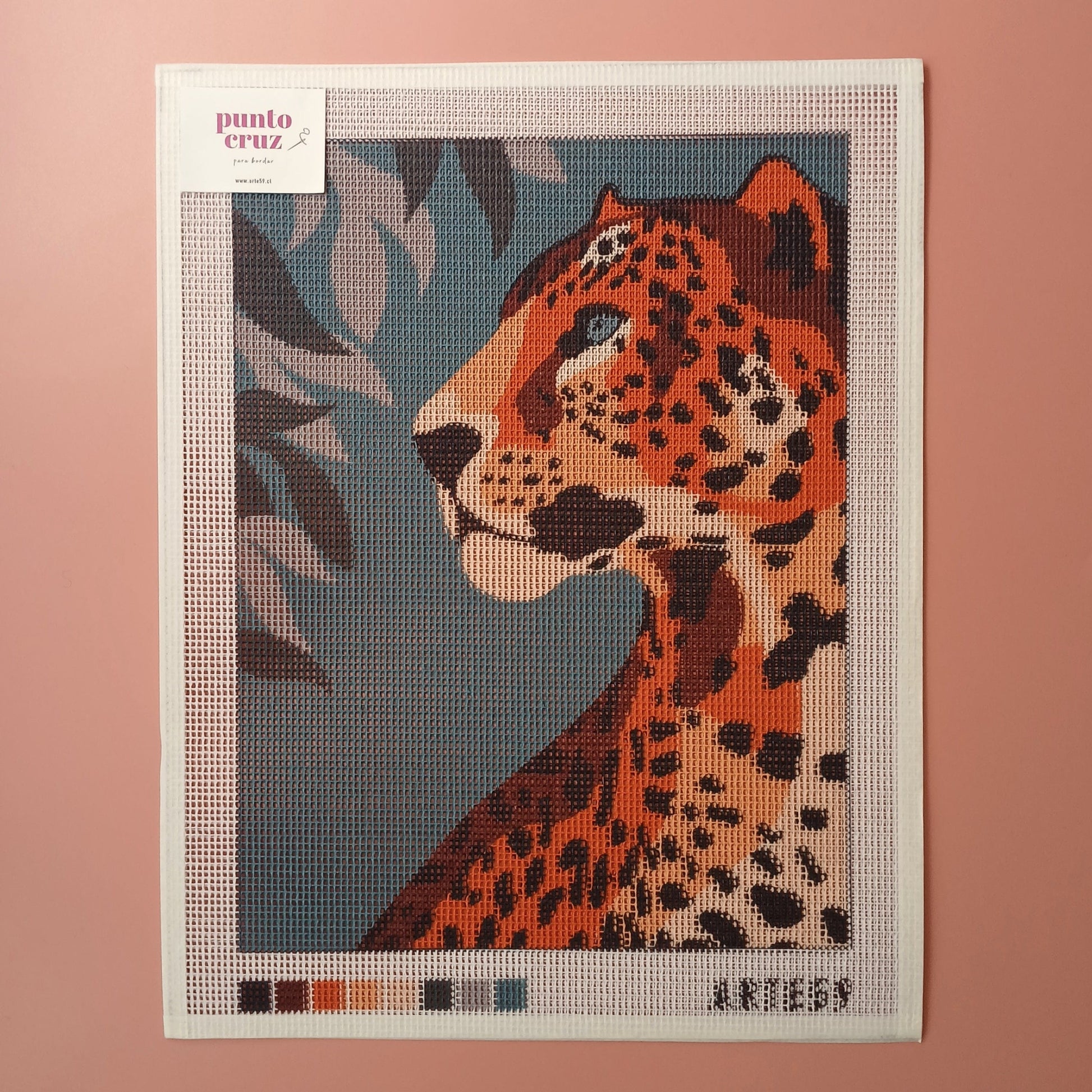 Arte59 Esterilla 30 x 40 cm Leopardo y hojas 30x40 cm