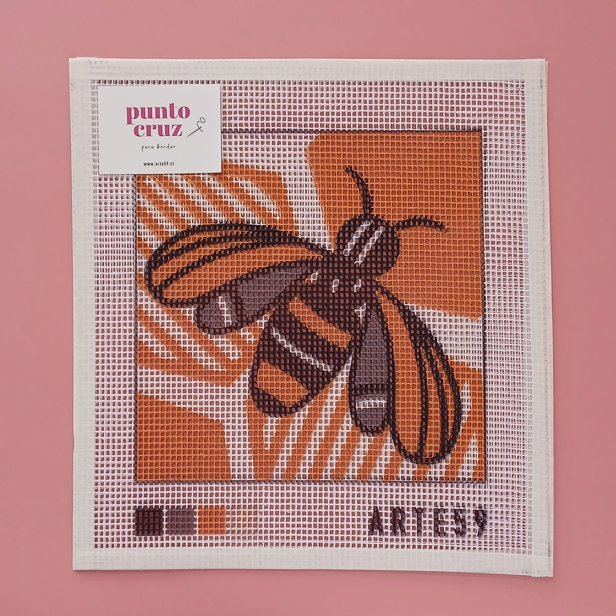 Esterilla 20x20 cm Abejas y panales