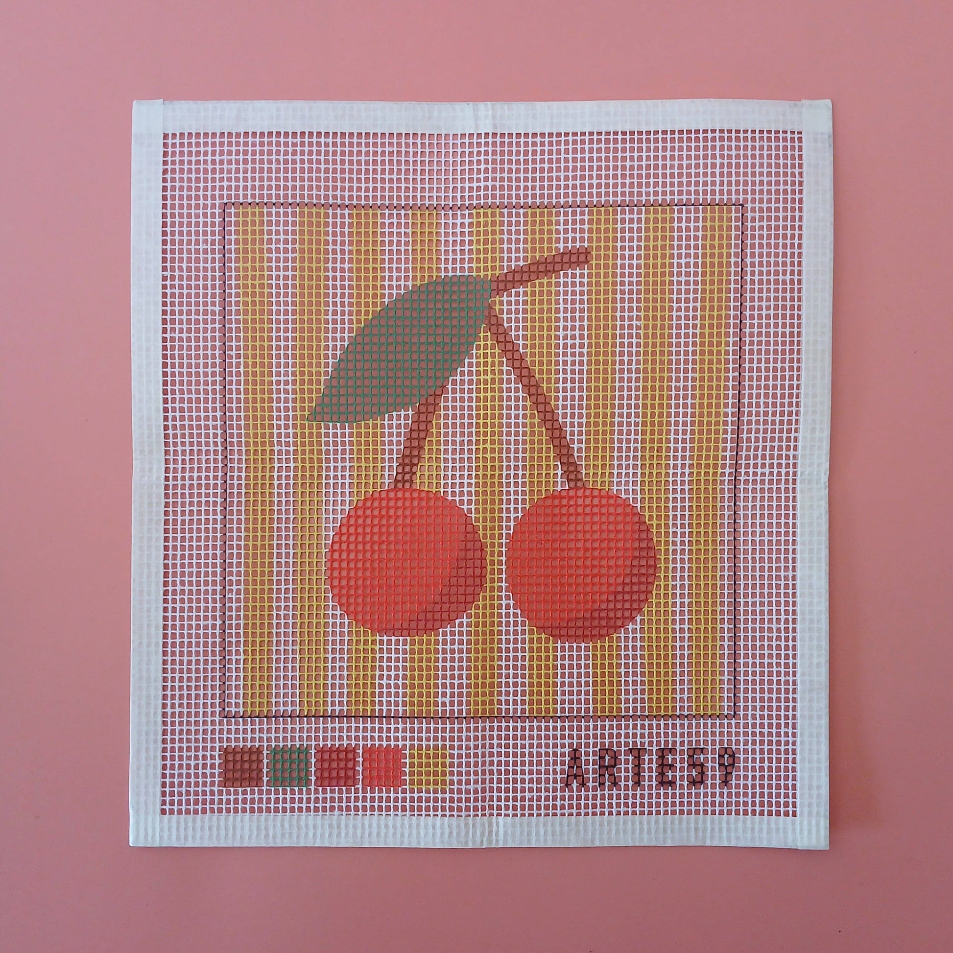 Arte59 Esterillas 20 x 20 cm Cherry amarilla 20x20 cm