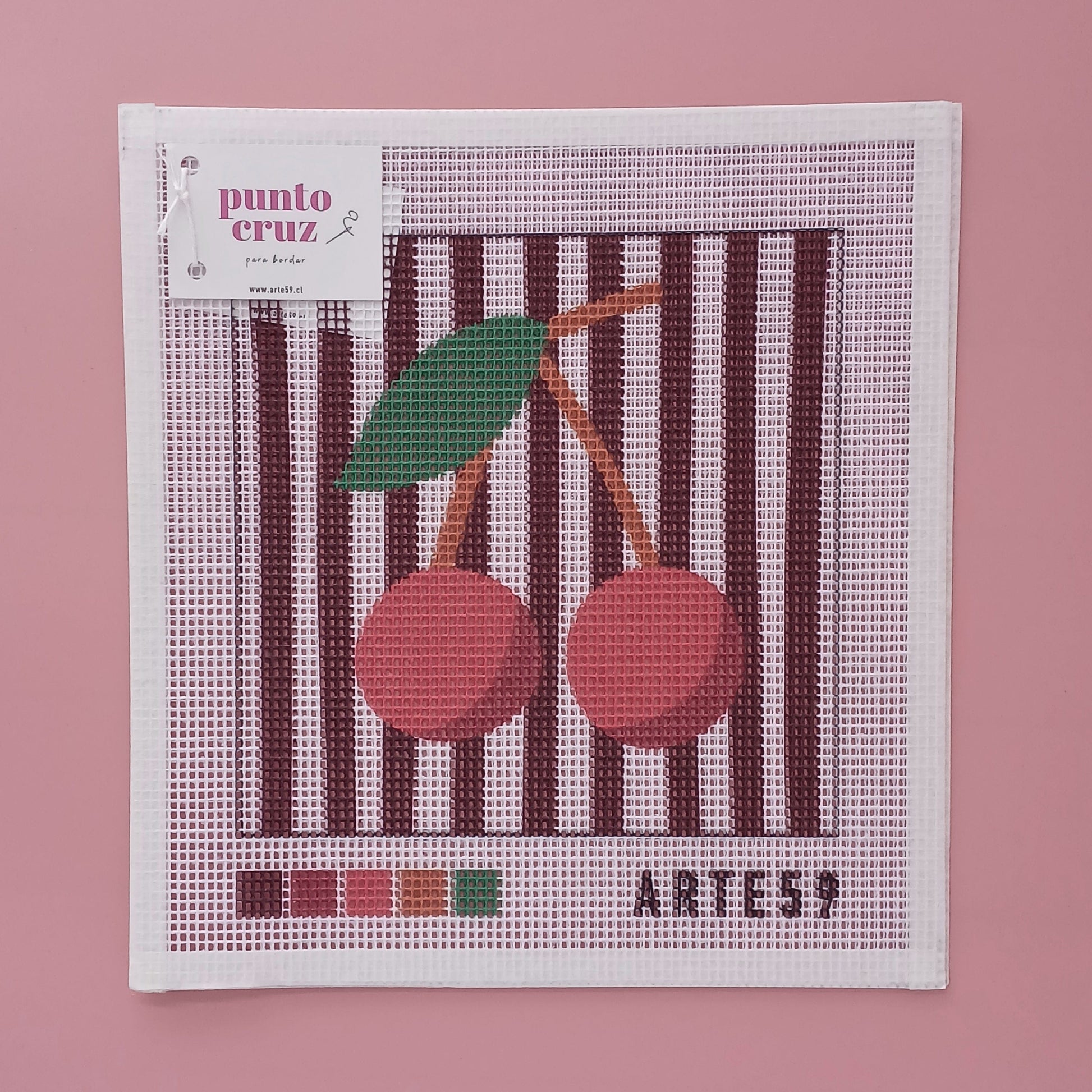 Arte59 Esterillas 20 x 20 cm Cherry burdeo 20x20 cm