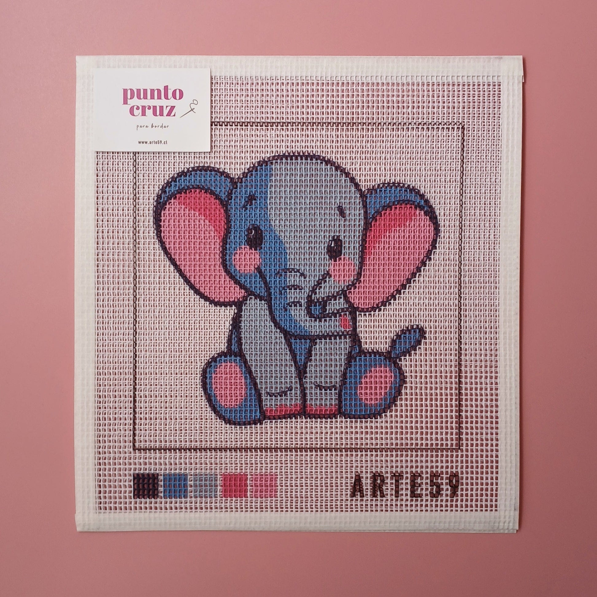 Arte59 Esterillas 20 x 20 cm Elefante feliz 20x20 cm