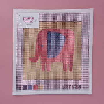 Arte59 Esterillas 20 x 20 cm Elefante naranjo 20x20 cm