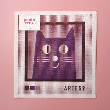 Arte59 Esterillas 20 x 20 cm Esterilla 20x20 cm Gato feliz