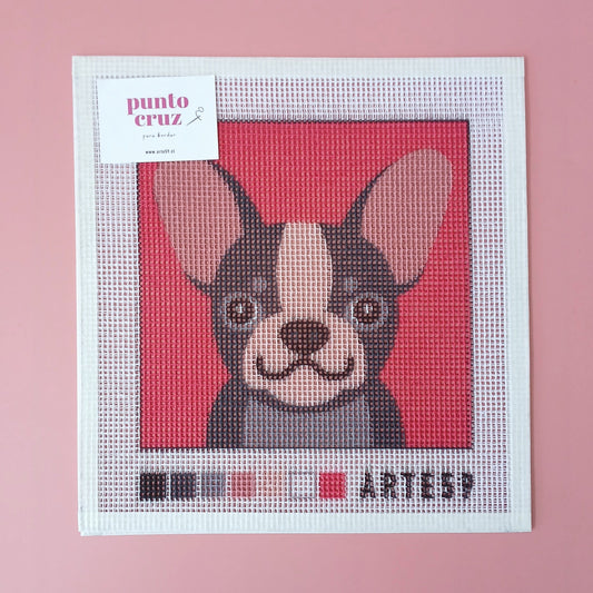 Arte59 Esterillas 20 x 20 cm Esterilla 20x20 cm Perros: bulldog francés