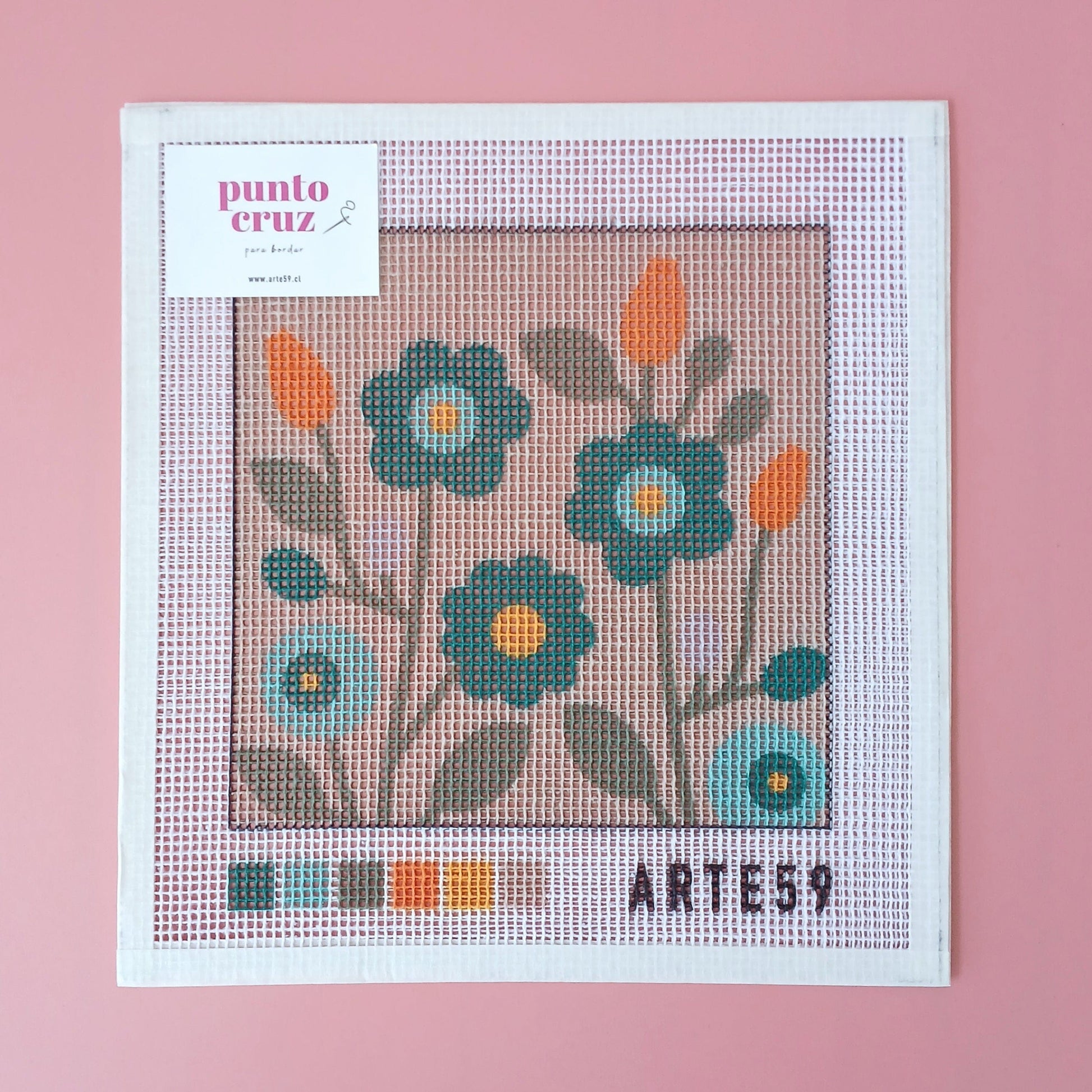 Arte59 Esterillas 20 x 20 cm Esterilla 20x20 cm Tulipanes