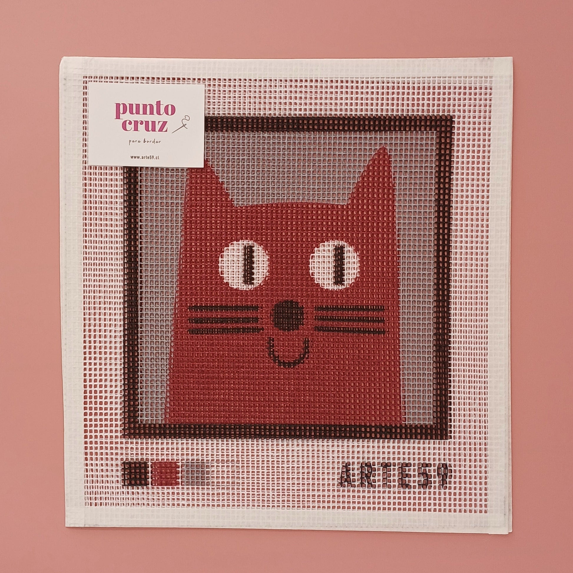 Arte59 Esterillas 20 x 20 cm Gato feliz 20x20 cm