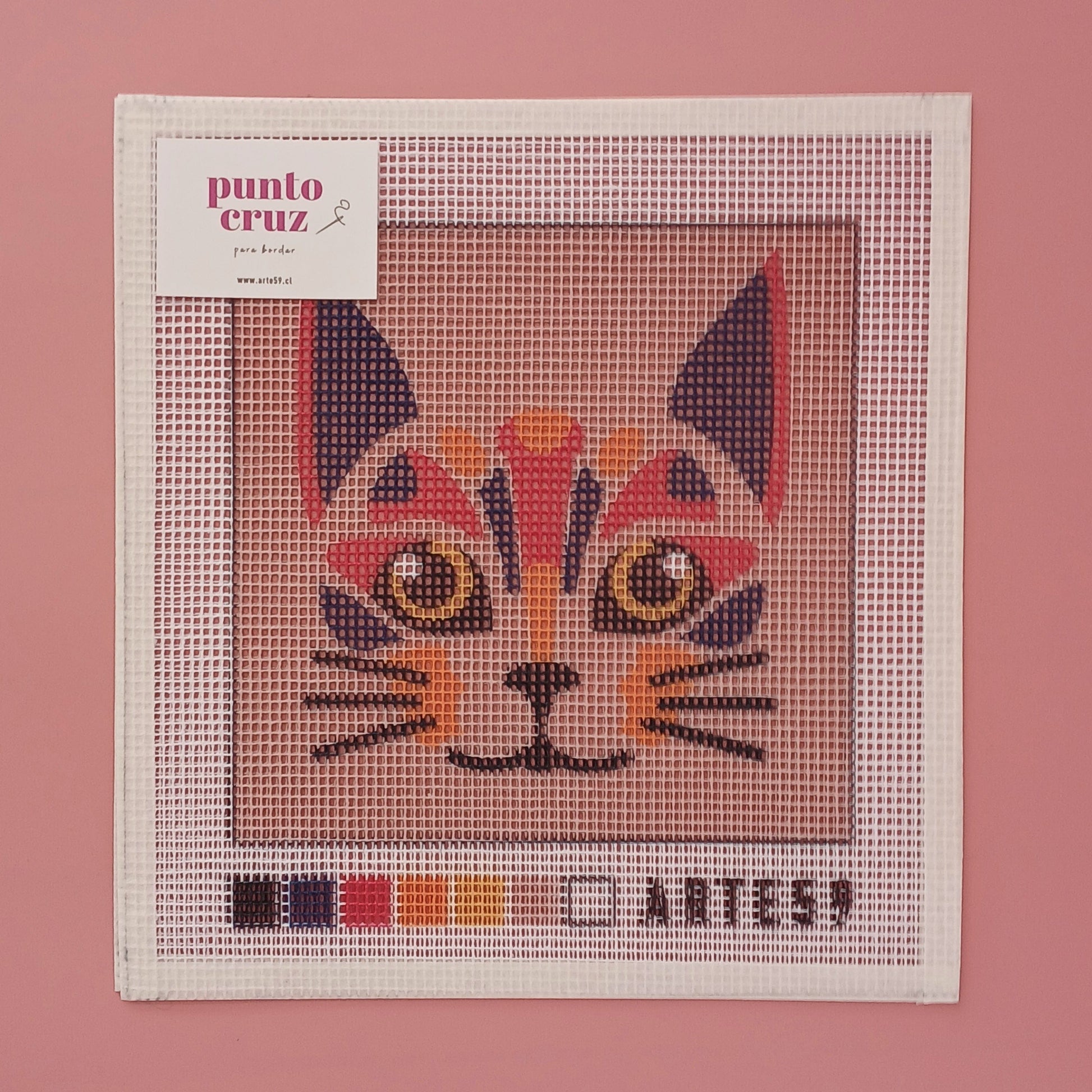 Arte59 Esterillas 20 x 20 cm Gato naranjo 20x20 cm