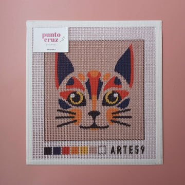 Arte59 Esterillas 20 x 20 cm Gato naranjo 20x20 cm