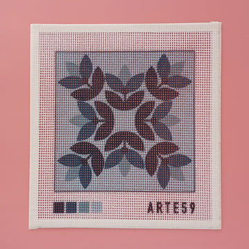 Arte59 Esterillas 20 x 20 cm Mandala hojas turquesa 20x20 cm