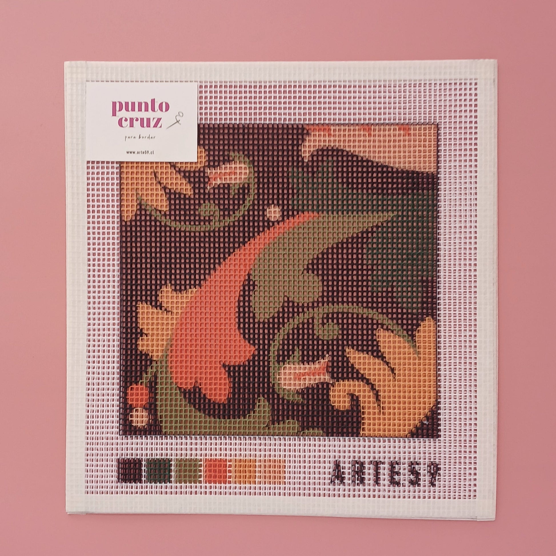 Arte59 Esterillas 20 x 20 cm Patrón sevillano naranjo 20x20 cm