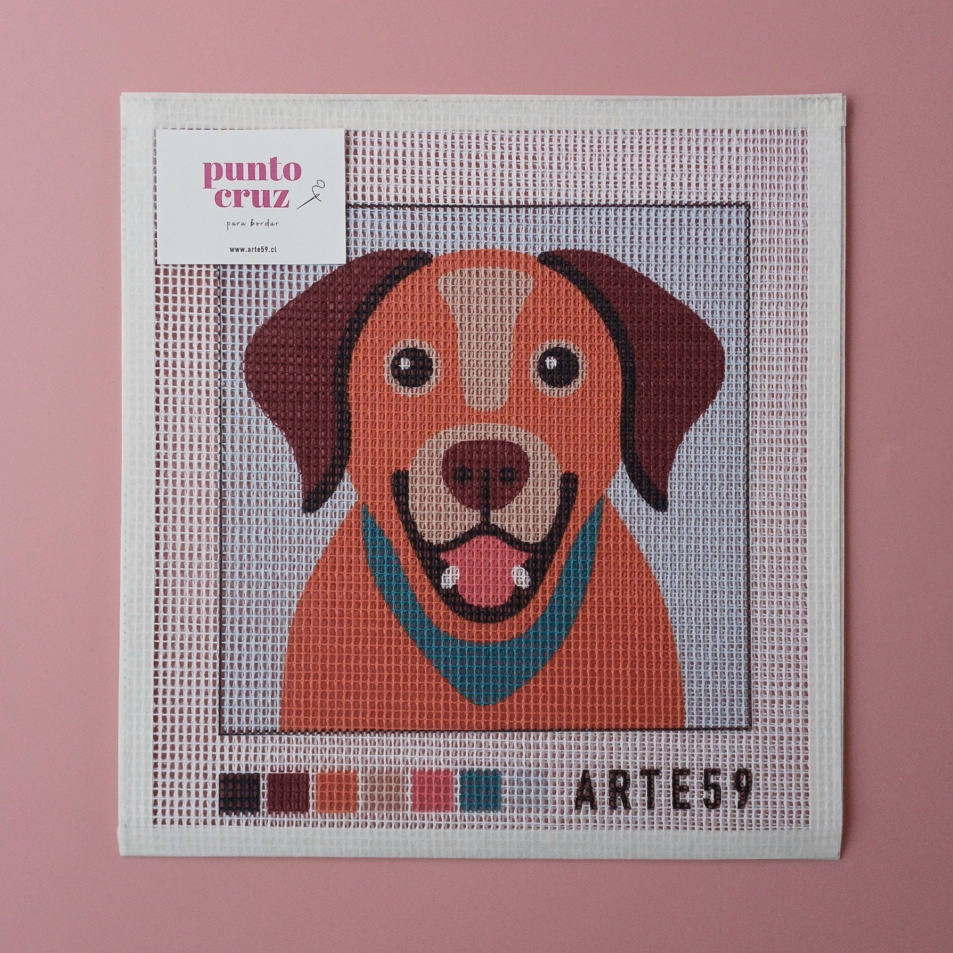 Arte59 Esterillas 20 x 20 cm Perro explorador 20x20 cm