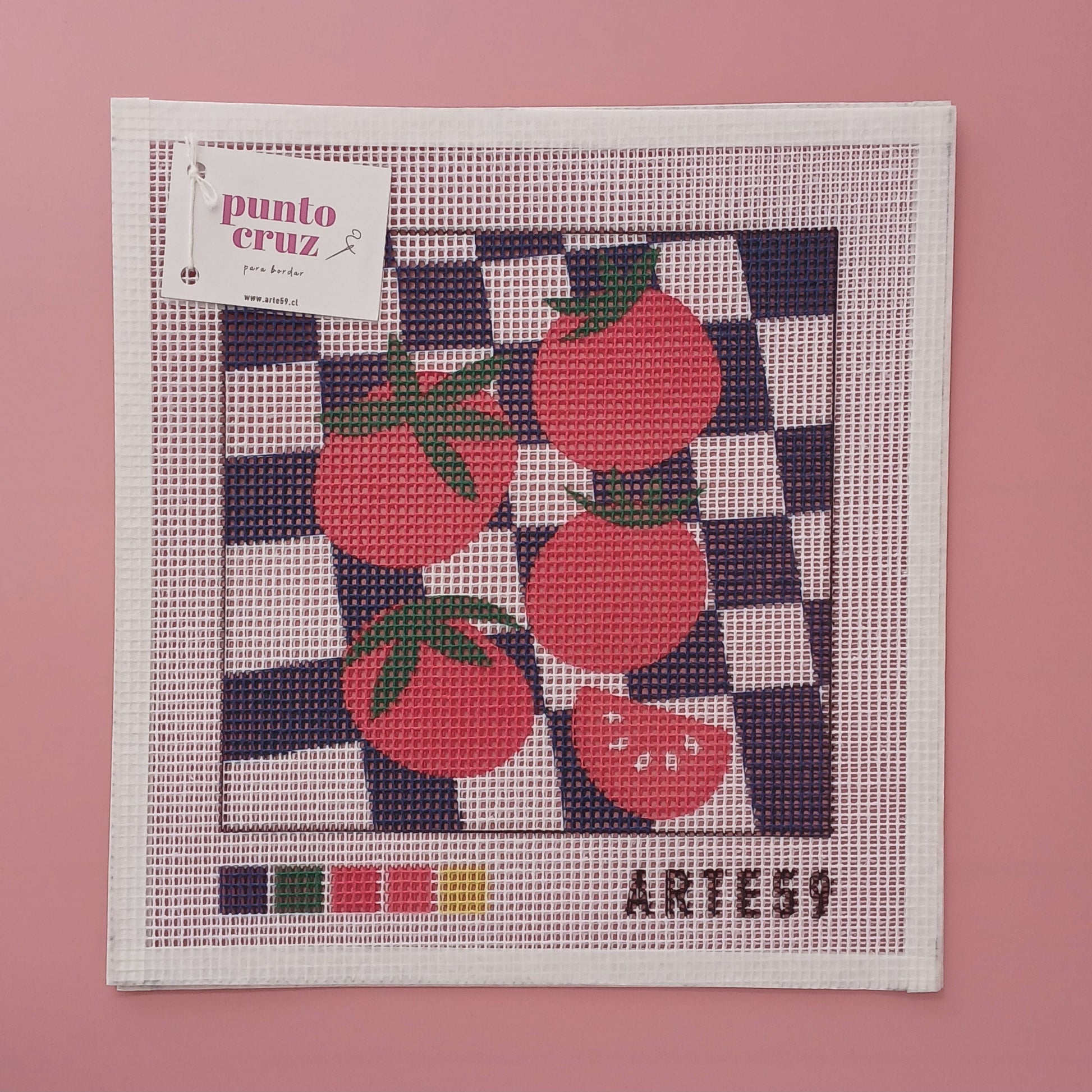 Arte59 Esterillas 20 x 20 cm Tomates navy 20x20 cm