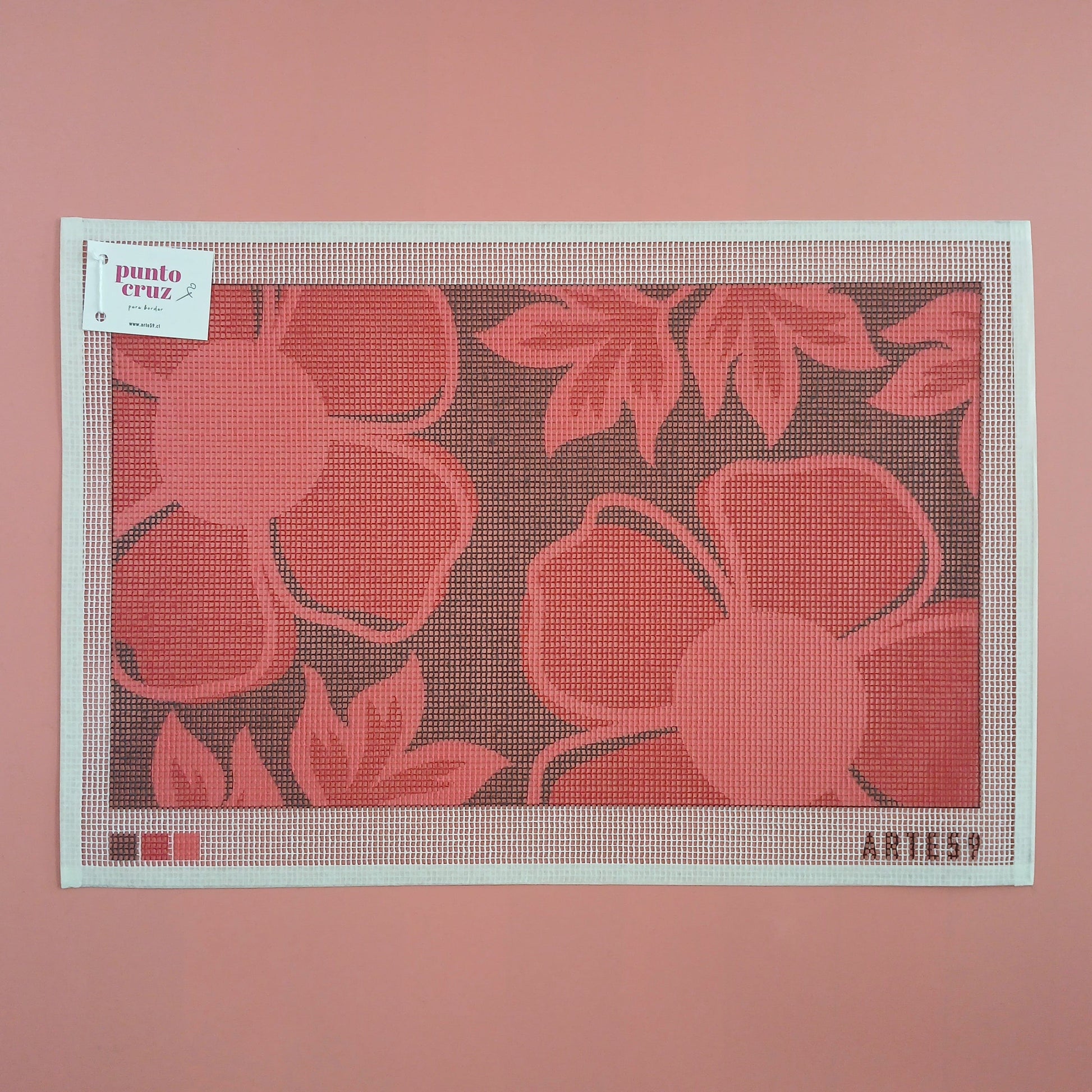 Arte59 Esterillas 30 x 50 cm Jardín fucsia 30x50 cm