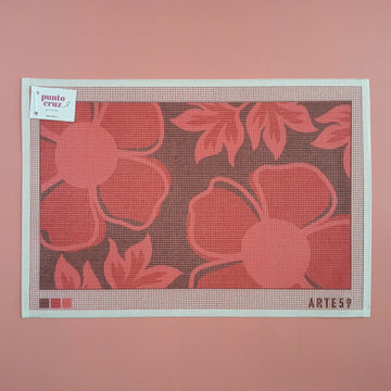 Arte59 Esterillas 30 x 50 cm Jardín fucsia 30x50 cm