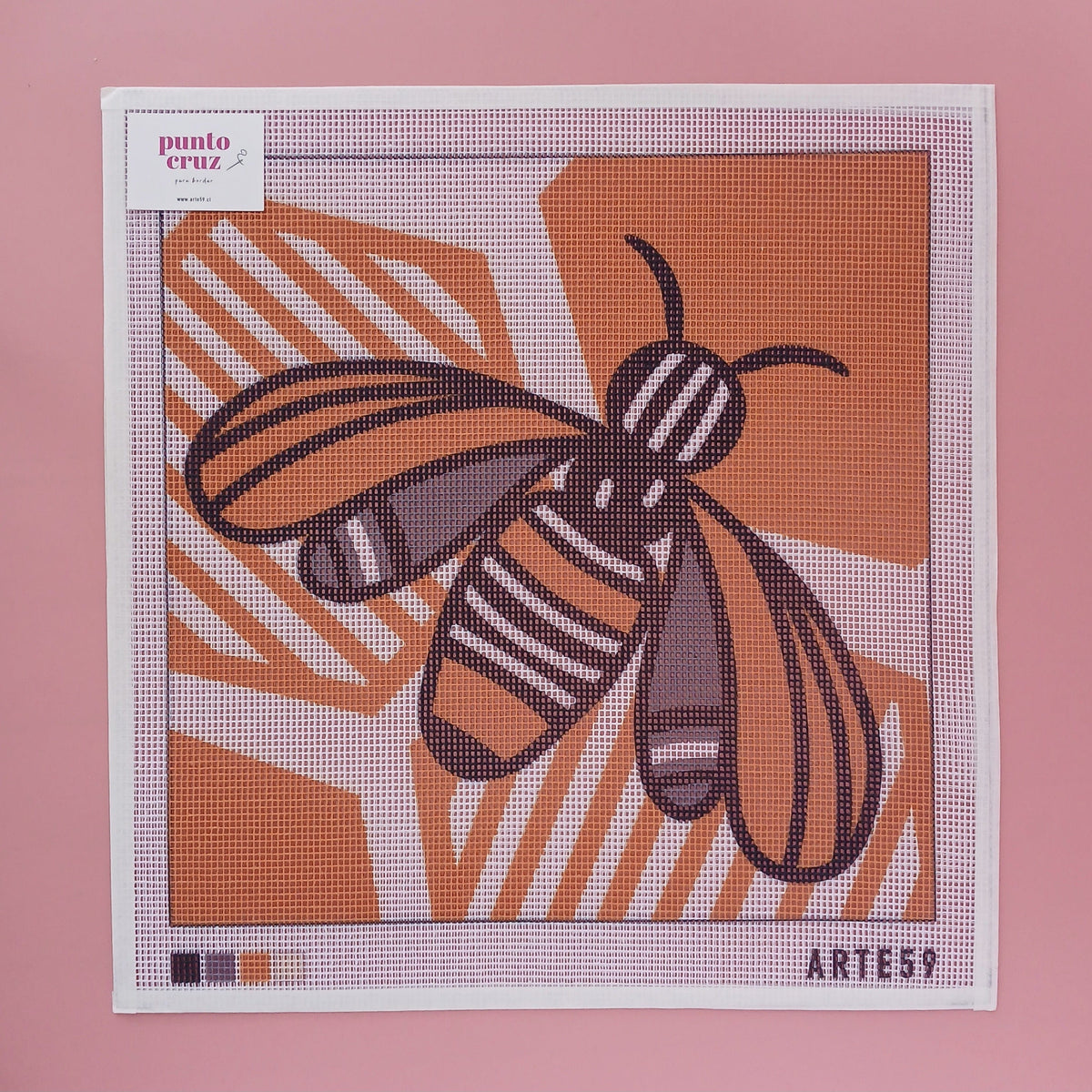 Esterilla 40x40 cm Abejas y panales