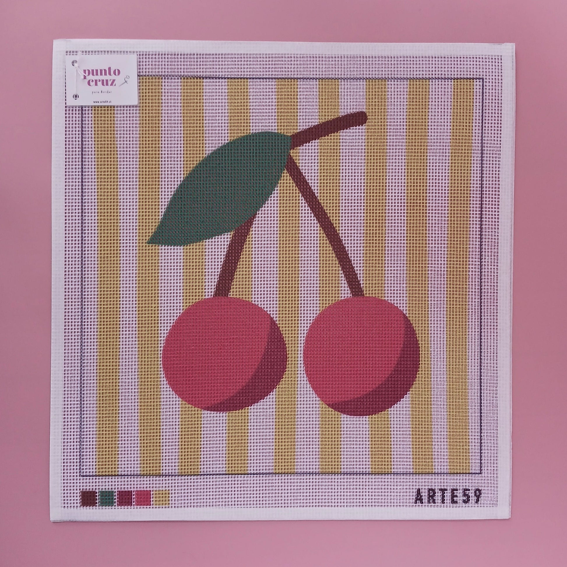Arte59 Esterillas 40 x 40 cm Cherry amarilla 40x40 cm