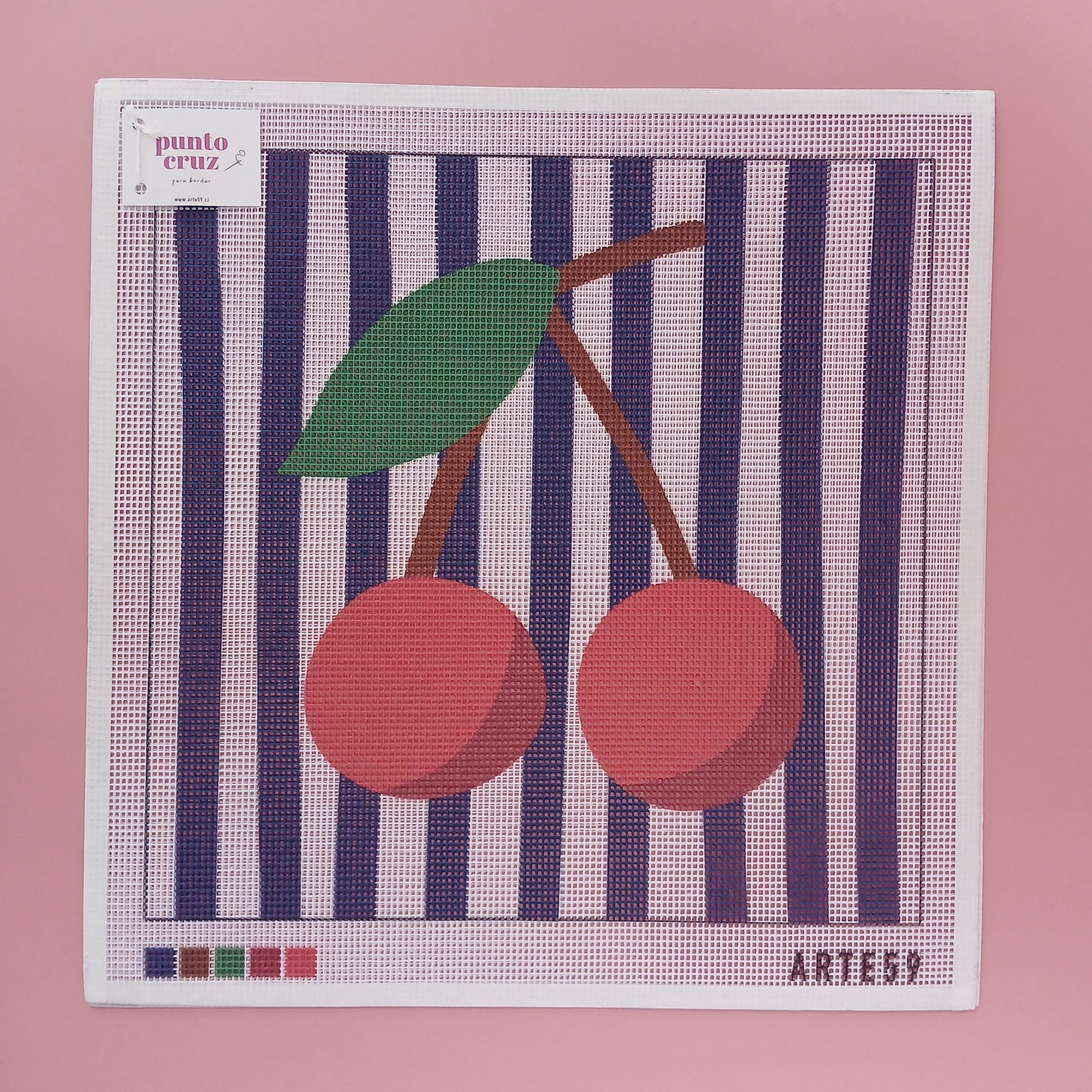 Arte59 Esterillas 40 x 40 cm Cherry navy 40x40 cm