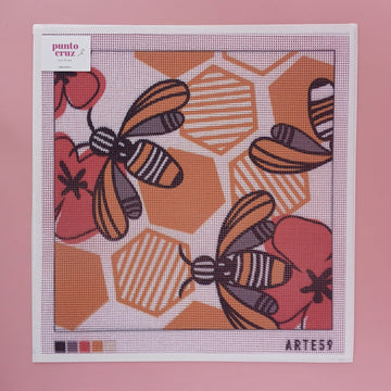 Arte59 Esterillas 40 x 40 cm Enjambre y flores 40x40 cm