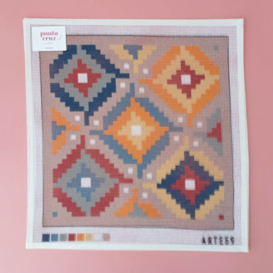 Arte59 Esterillas 40 x 40 cm Esterilla 40x40 cm Granny´s pastel