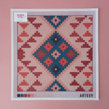 Arte59 Esterillas 40 x 40 cm Esterilla 40x40 cm Kilim cálidos