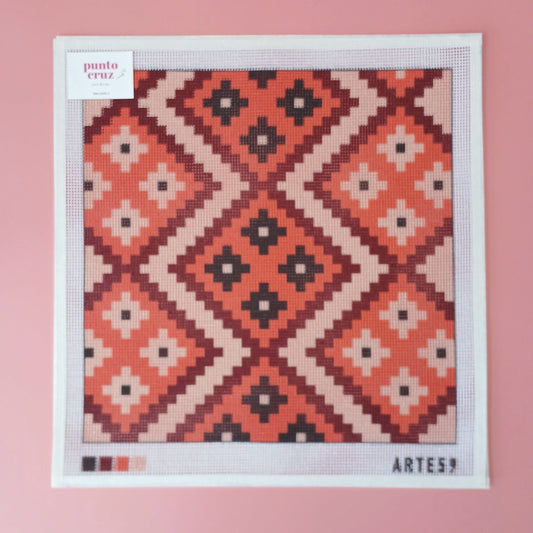 Arte59 Esterillas 40 x 40 cm Esterilla 40x40 cm Rombos cálidos