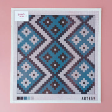 Arte59 Esterillas 40 x 40 cm Esterilla 40x40 cm Rombos fríos