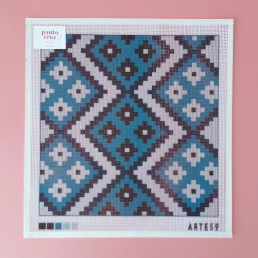 Arte59 Esterillas 40 x 40 cm Esterilla 40x40 cm Rombos fríos