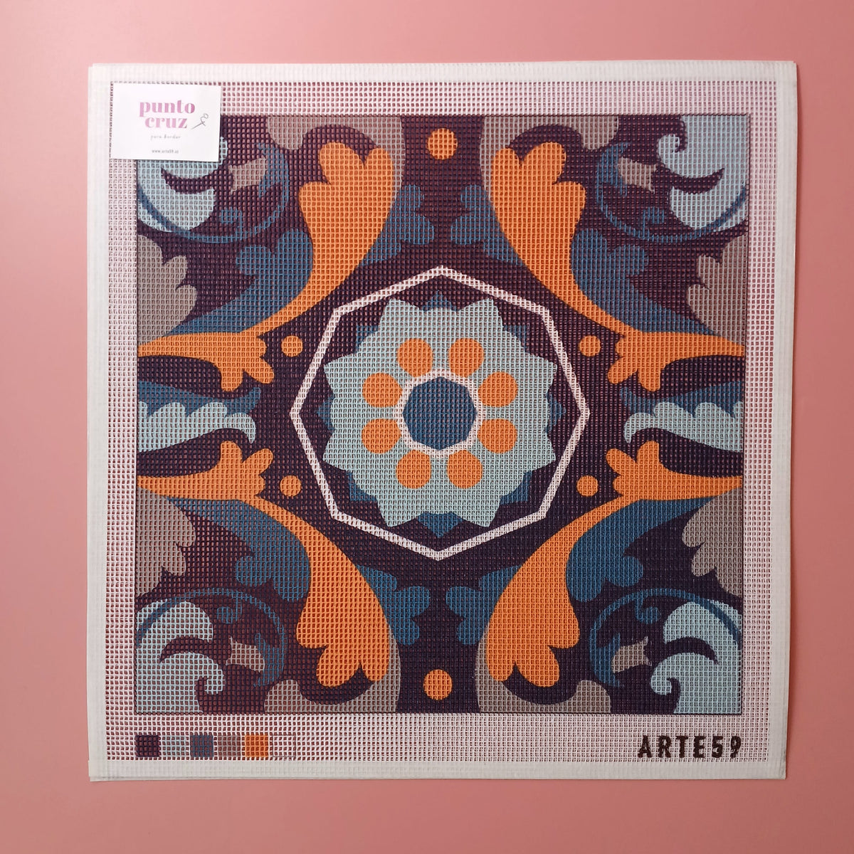 Arte59 Esterillas 40 x 40 cm Esterilla 40x40 cm Sevillano turquesa