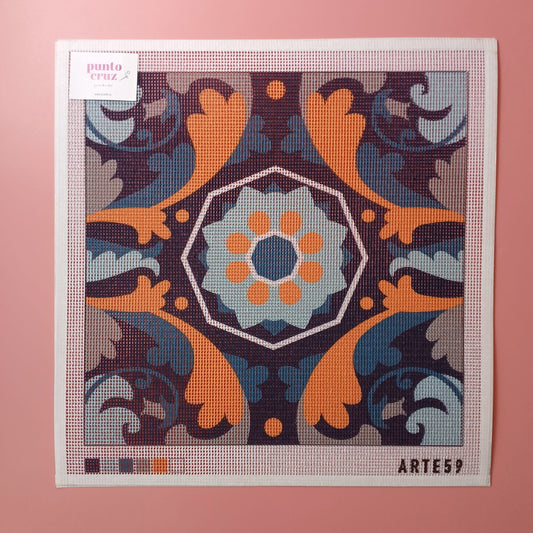 Arte59 Esterillas 40 x 40 cm Esterilla 40x40 cm Sevillano turquesa