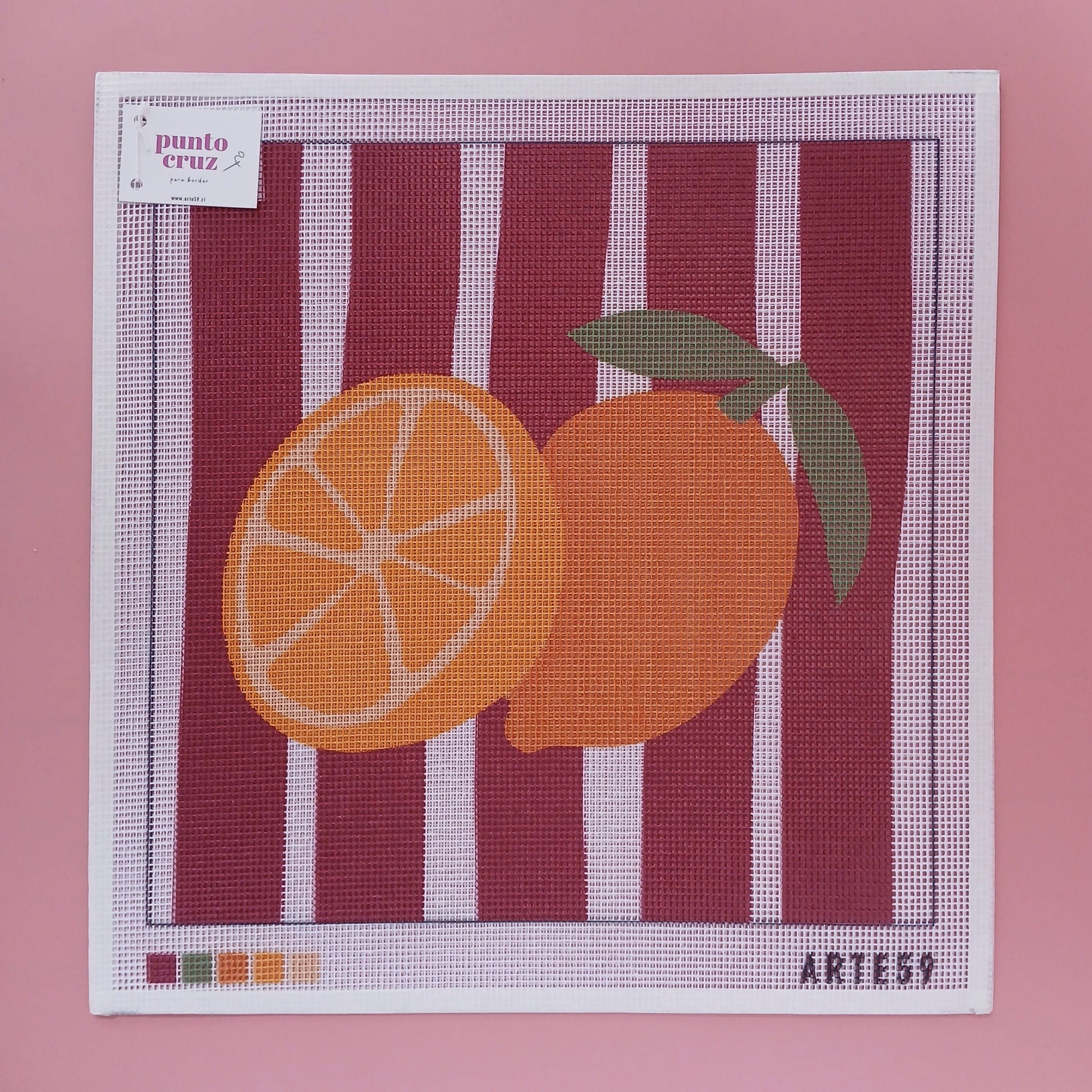 Arte59 Esterillas 40 x 40 cm Limones burdeo 40x40 cm