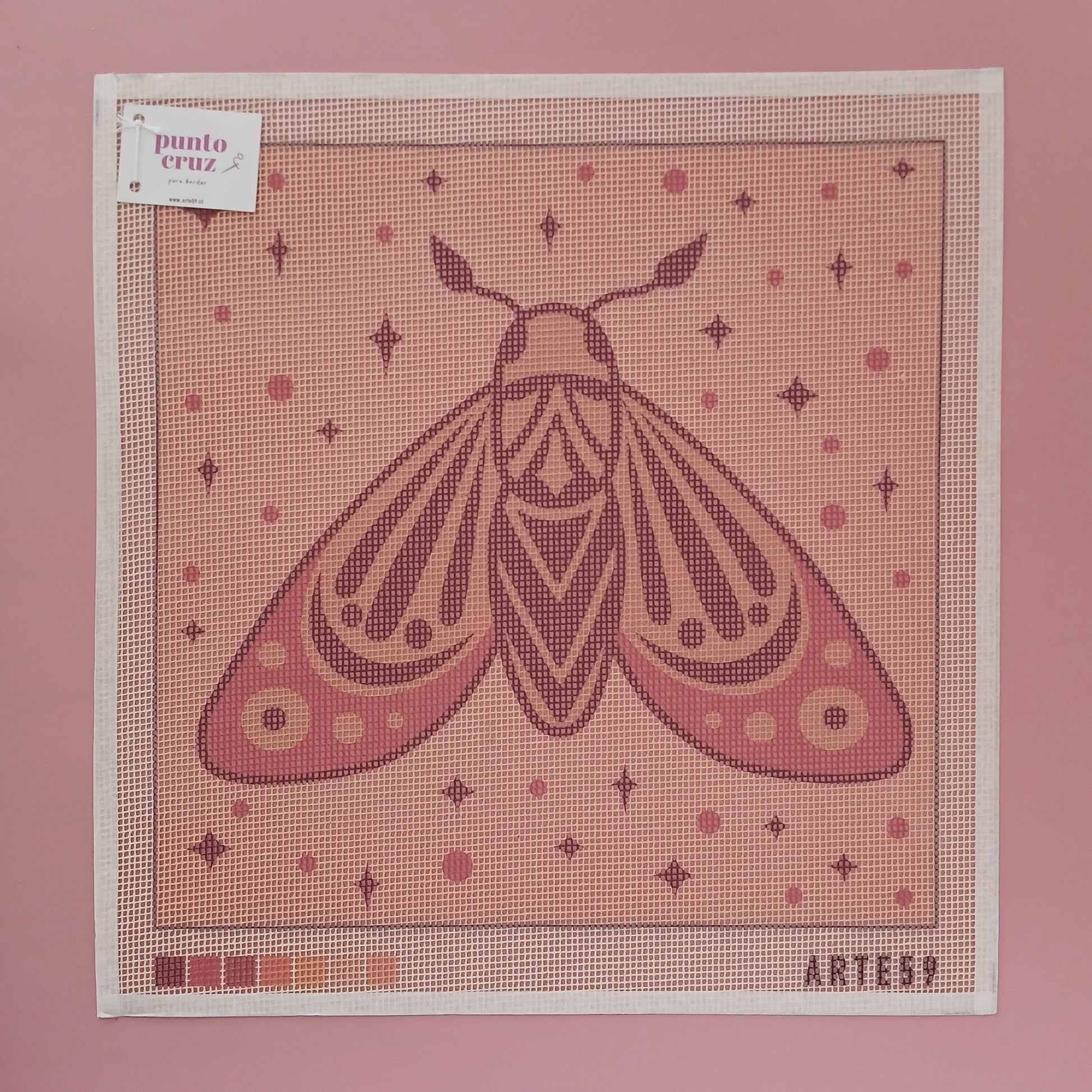 Arte59 Esterillas 40 x 40 cm Polilla roja 40x40 cm