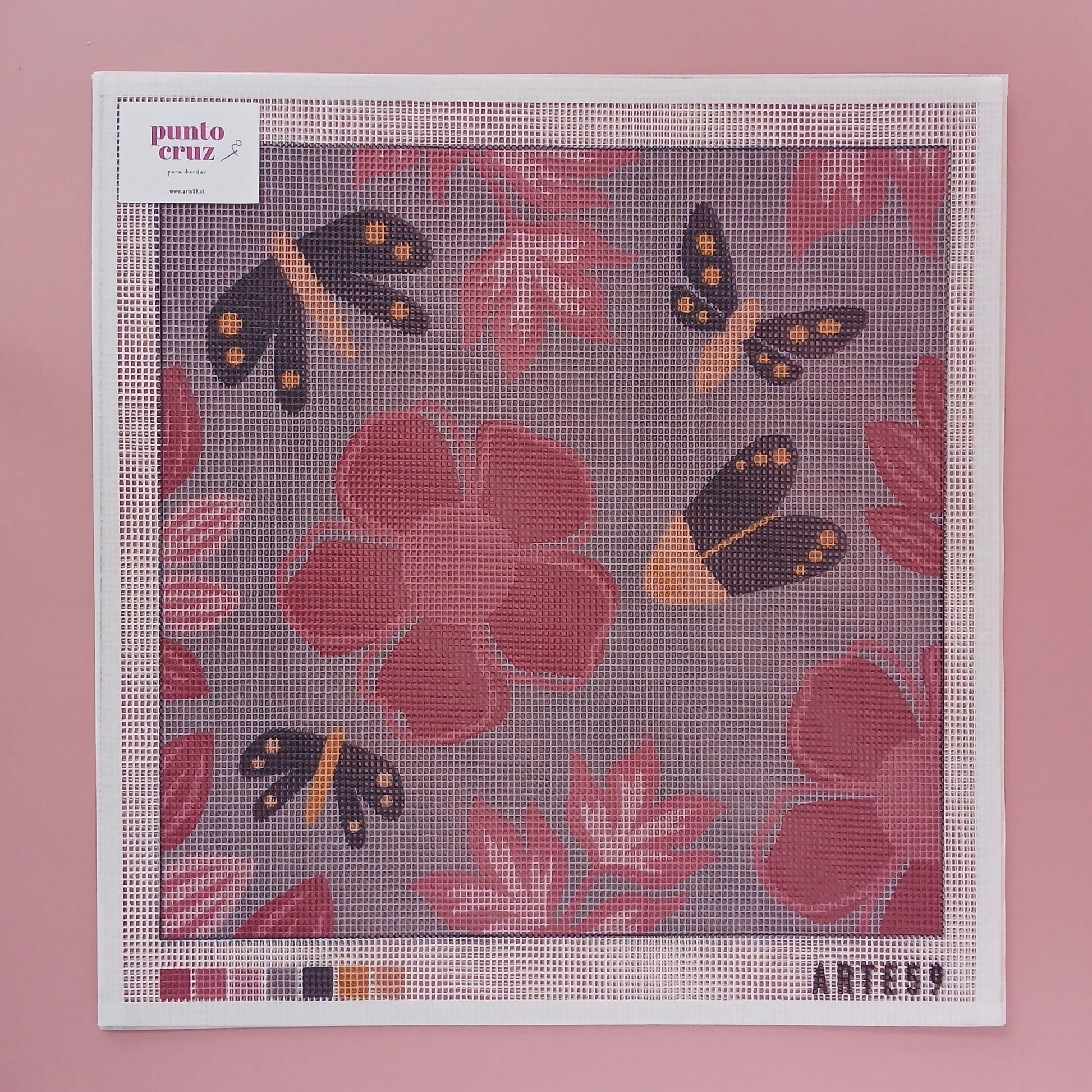 Arte59 Esterillas 40 x 40 cm Polinización fucsia 40x40 cm