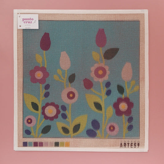 Arte59 Esterillas 40 x 40 cm Tulipanes turquesa 40x40 cm