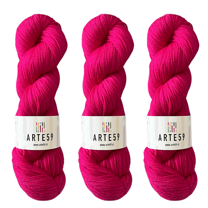 Arte59 Fucsia 5279 merino light sport