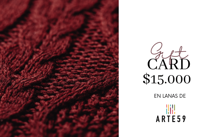 Arte59 GiftCard $15.000 Giftcard Navideñas de Arte59
