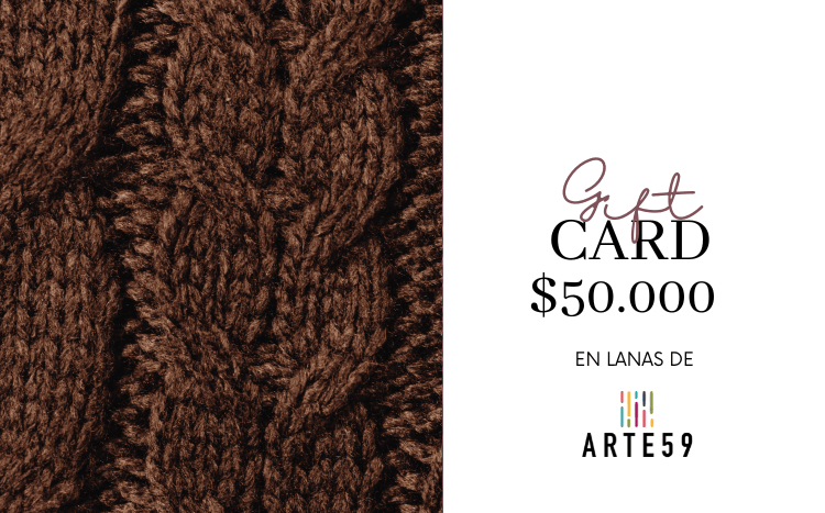 Arte59 GiftCard $50.000 Giftcard Navideñas de Arte59