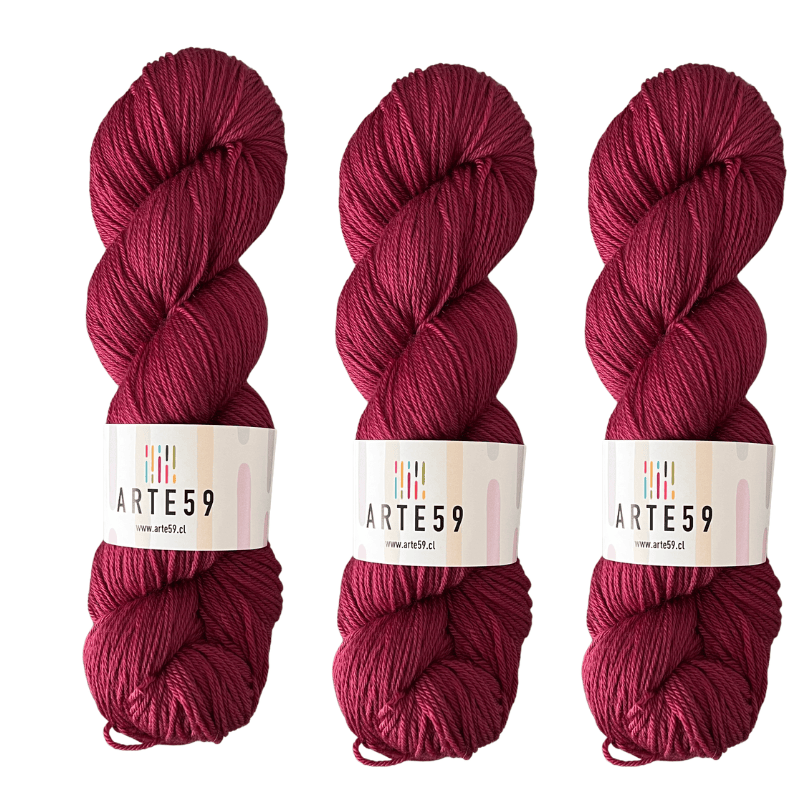 Arte59 Granate Rubí  948 merino light Sport