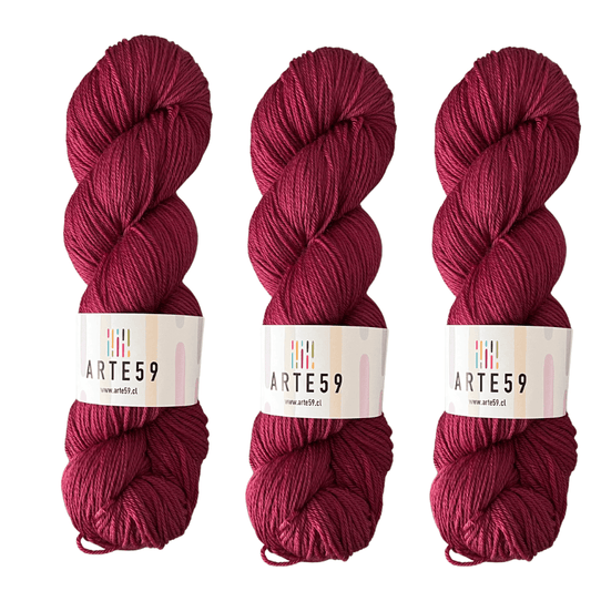 Arte59 Granate Rubí  948 merino light Sport