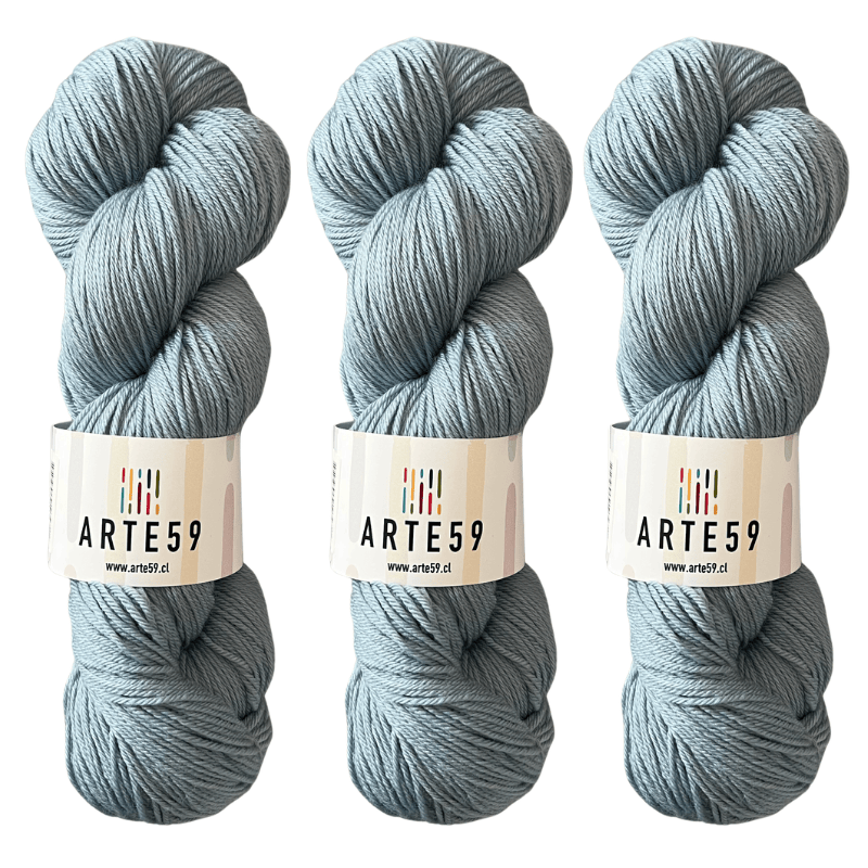 Arte59 Gris Niebla Azul 927 merino light sport