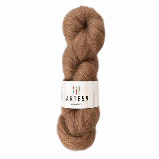 Arte59 Kid mohair con brillo Kid mohair miel tostada 950
