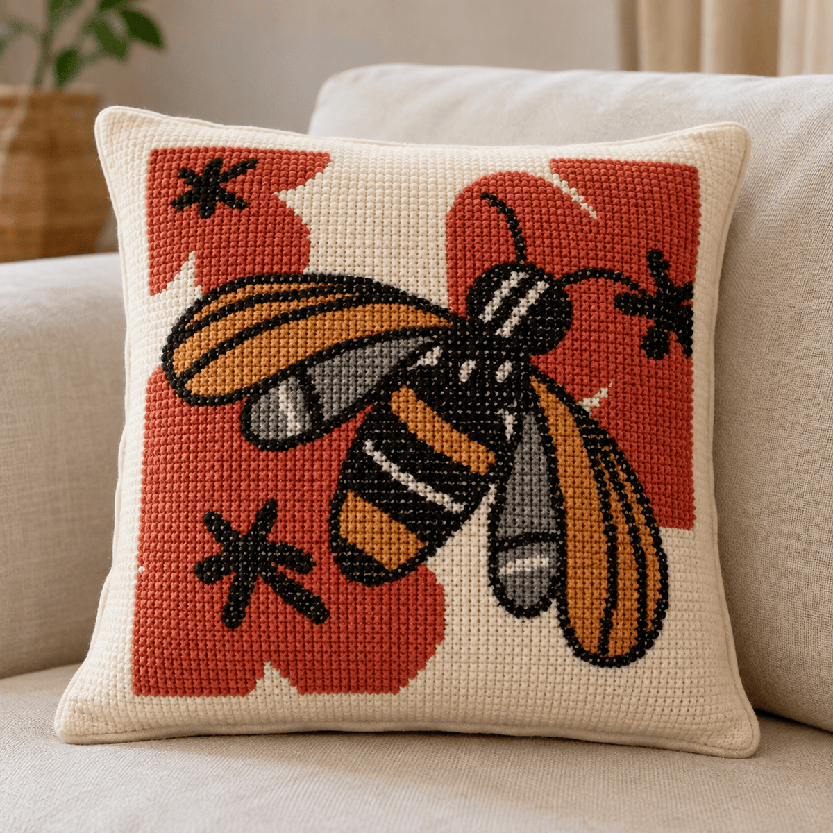 Arte59 Kit de 20x20 cm Kit 20x20 cm abejas y flores