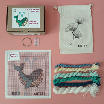 Arte59 Kit de 20x20 cm Kit 20x20 cm ballena soñadora