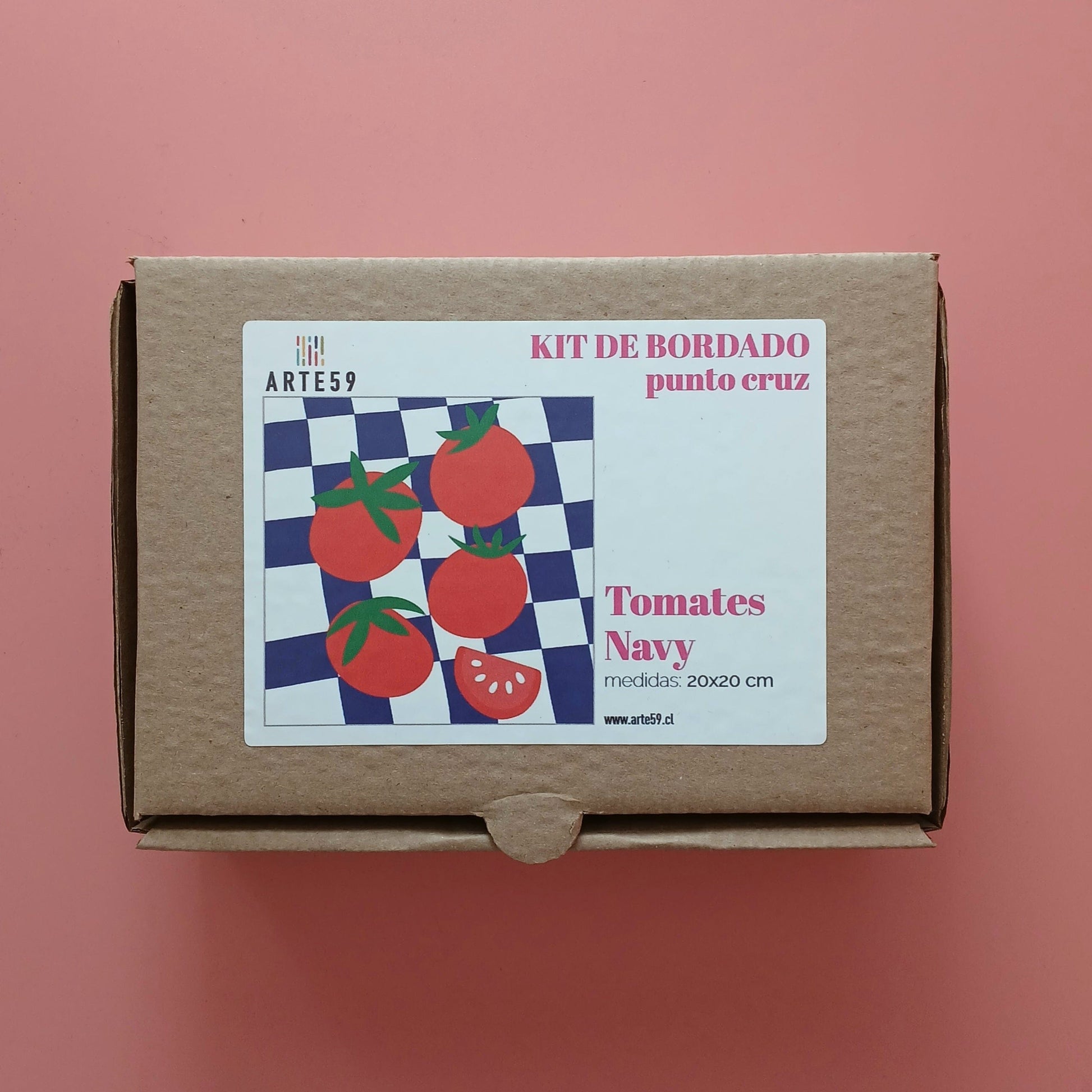 Arte59 Kit de 20x20 cm Kit 20x20 cm tomates navy