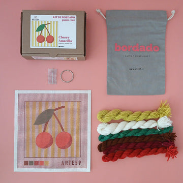 Arte59 Kit de 20x20 cm Kit cherry amarilla 20x20