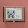 Arte59 Kit de 20x20 cm Kit gato morado 20x20 cm